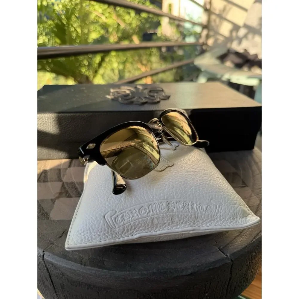Chrome Hearts TIMMMMBR I Factory 24K Gold Lenses Gold Plated Rare Discontinued